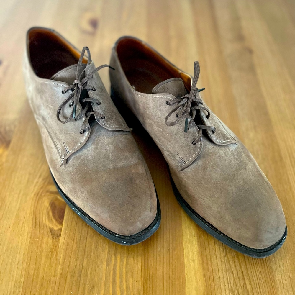 Allen Edmonds Corporate Casuals Plain Toe Oxford Mens Winter Dress Shoes 9.5 D